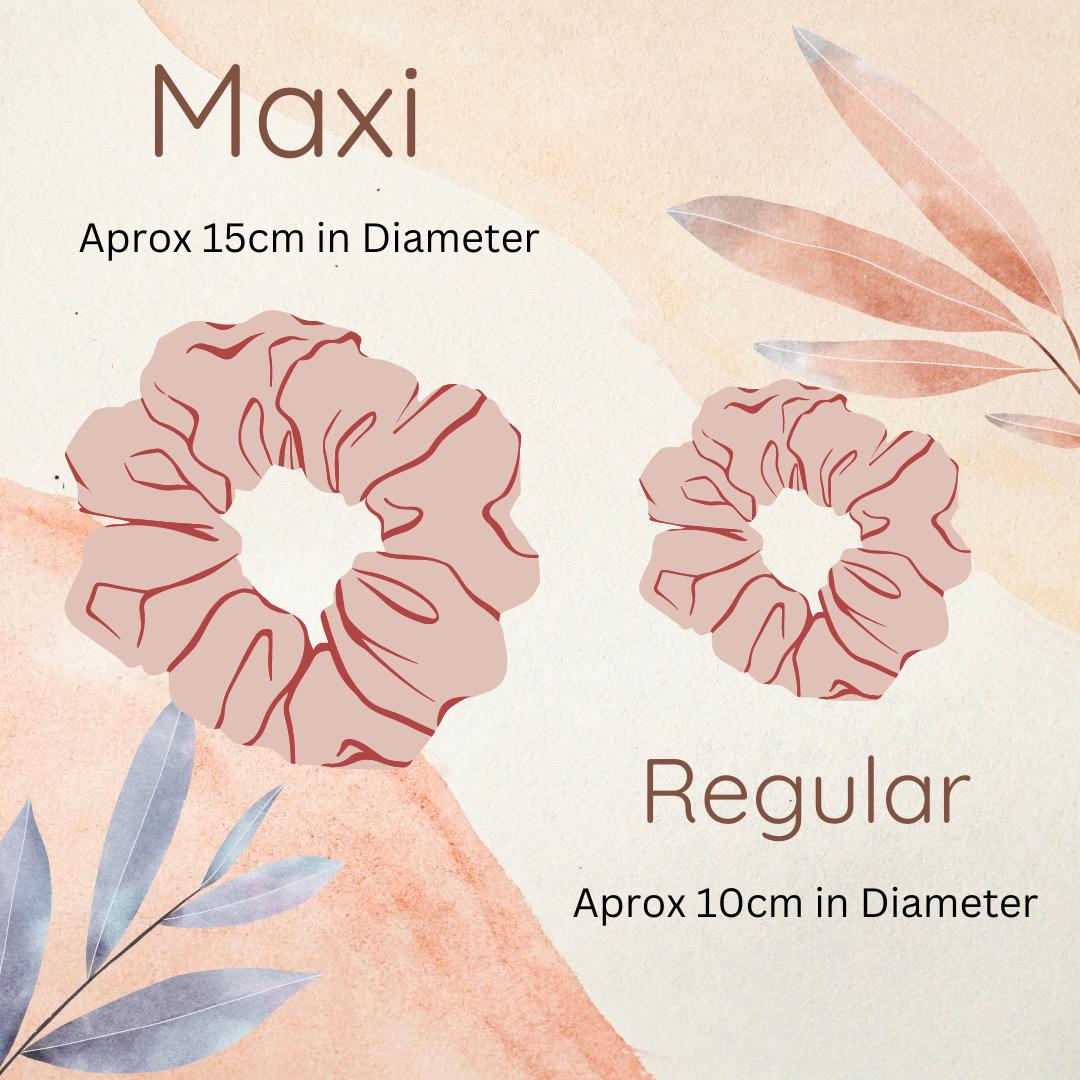 Petrol Blue Velvet Scrunchie