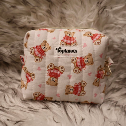 Bertie the bear make up bag