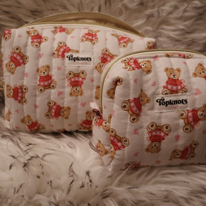 Bertie the bear make up bag