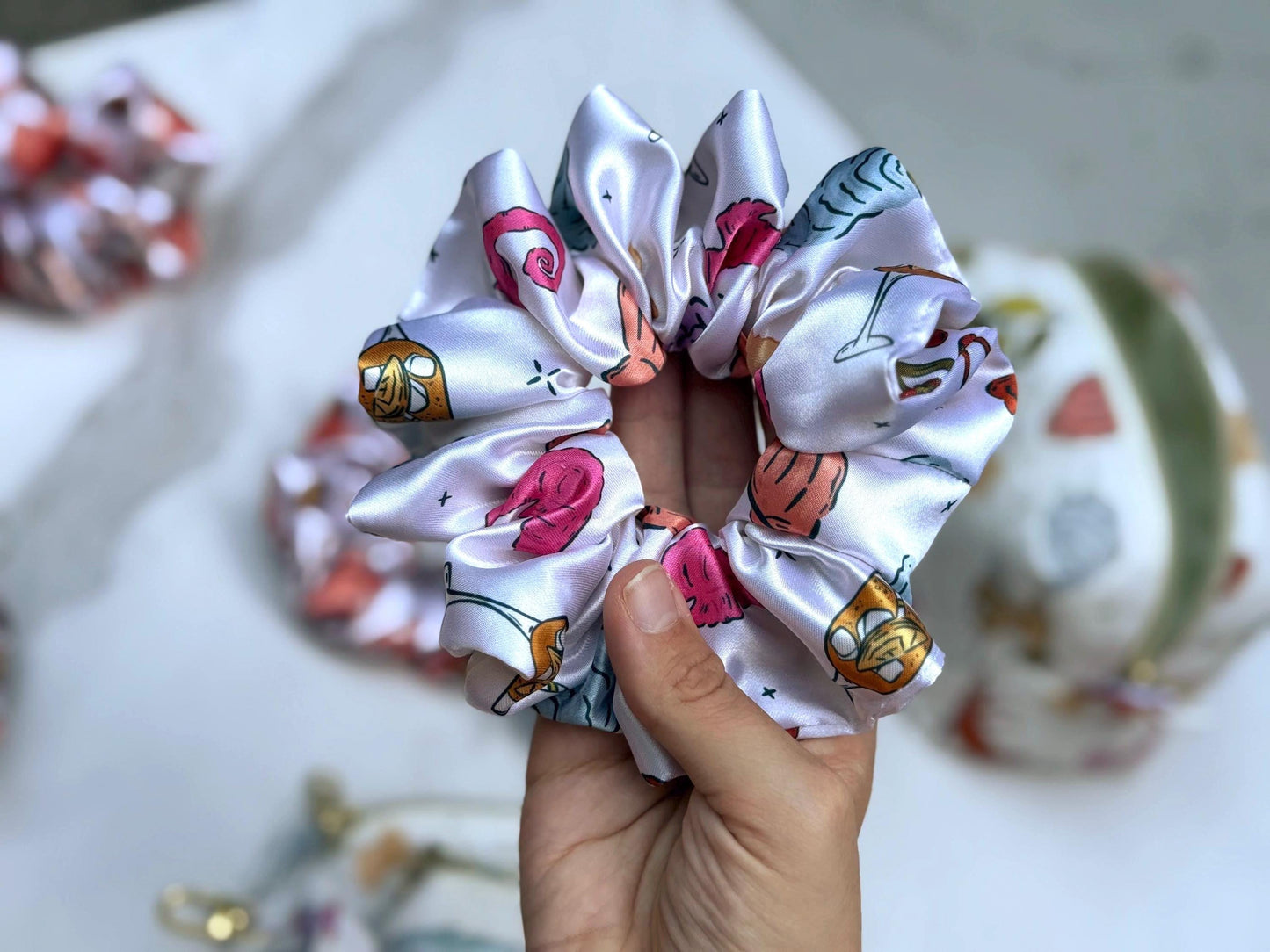 Italian summer scrunchie