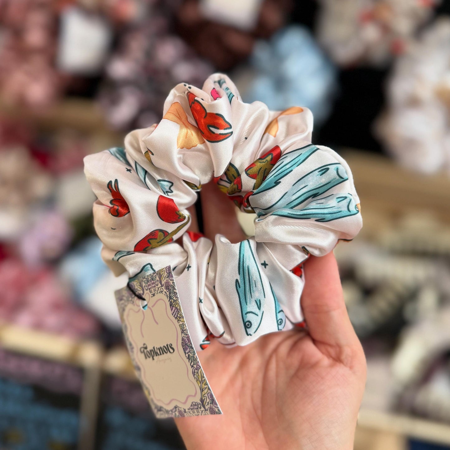 Italian summer scrunchie